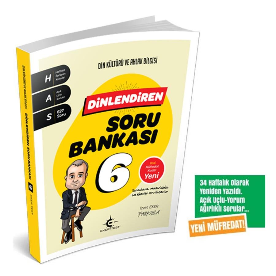 Eker Test Yayınları 6.Sınıf %100 Maarif Müfredat Soru Bankası (Eker Test) (MAARİF MODELİ)