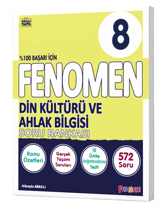 Fenomen Okul Yayınları 8 Din Kültürü Ve Ahlak Bilgisi Soru Bankası