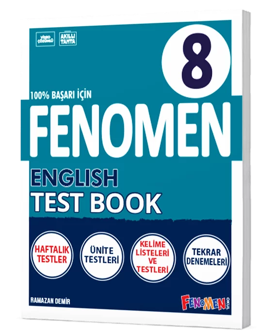 Fenomen Okul Yayınları 8 English Test Book