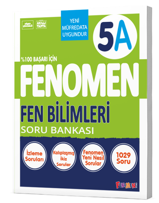 Fenomen Okul Yayınları 5 Fen Bilimleri A Soru Bankası