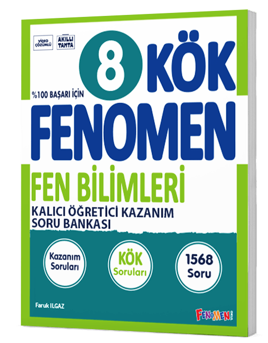Fenomen Okul Yayınları Fenomen 8 KÖK Fen Bilimleri Soru Bankası
