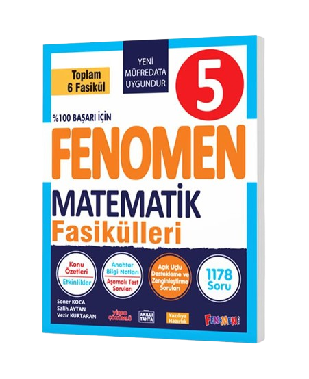 Fenomen Okul Yayınları 5 Matematik Fasikül Seti