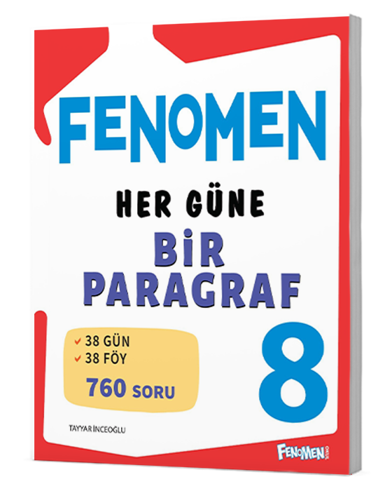 Fenomen Okul Yayınları Fenomen 8 Her Güne Bir Paragraf