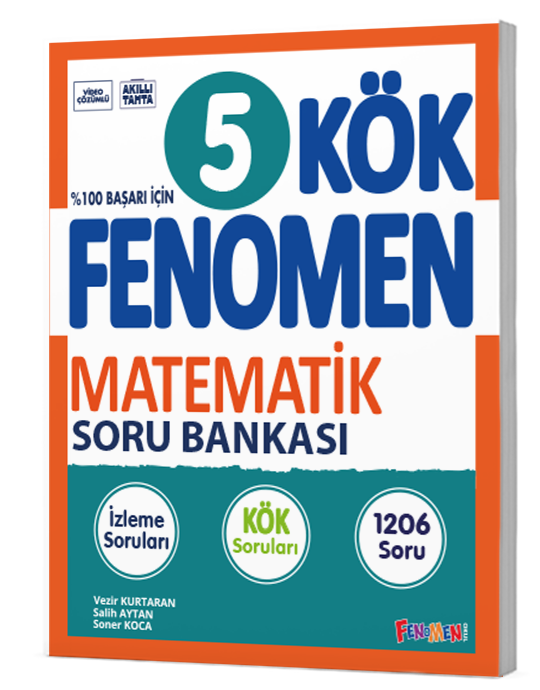 Fenomen Okul Yayınları Fenomen 5 KÖK Matematik Soru Bankası