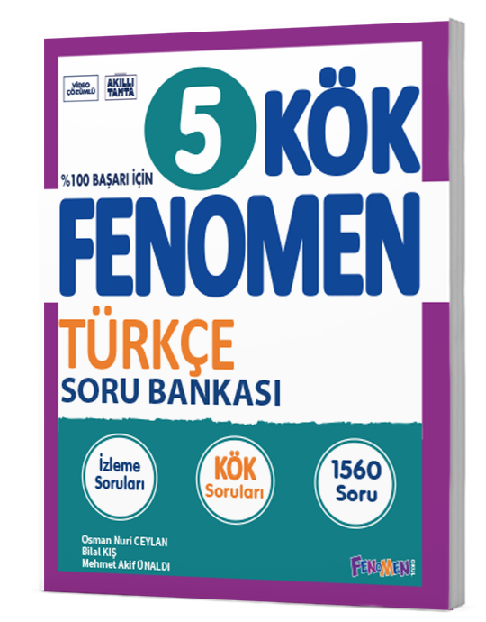 Fenomen Okul Yayınları Fenomen 5 KÖK Türkçe Soru Bankası