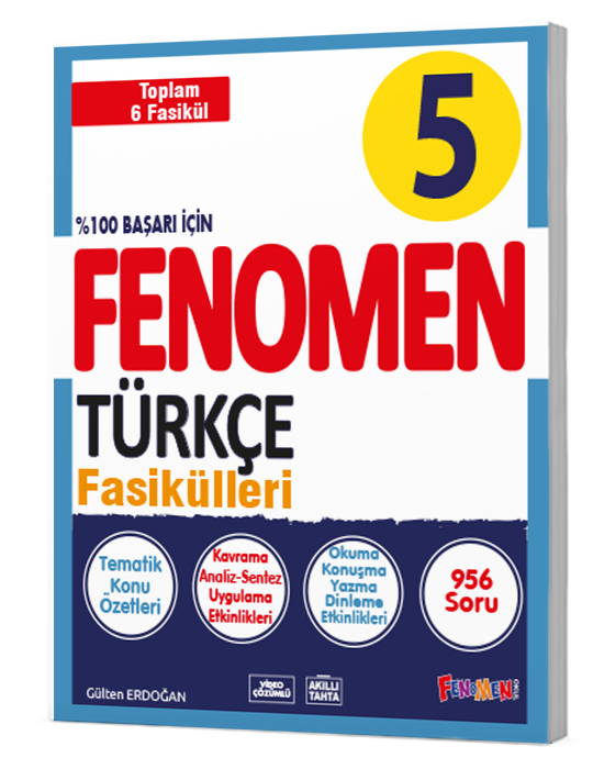 Fenomen Okul Yayınları 5 Türkçe Fasikülleri