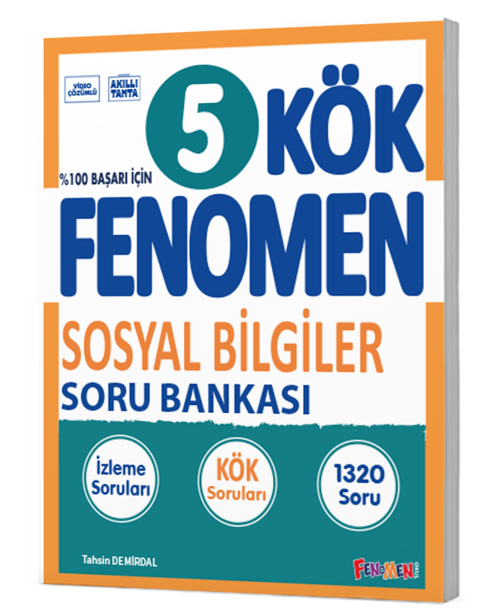 Fenomen Okul Yayınları Fenomen 5 KÖK Sosyal Bilgiler Soru Bankası