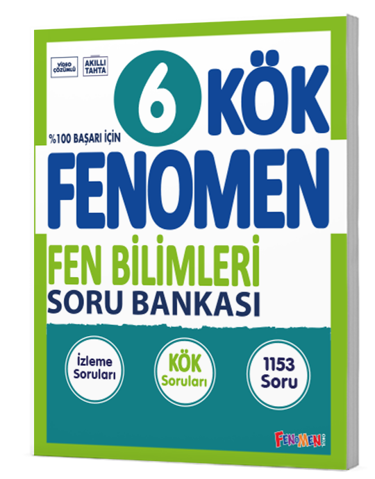 Fenomen Okul Yayınları Fenomen 6 KÖK Fen Bilimleri Soru Bankası