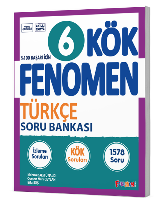 Fenomen Okul Yayınları Fenomen 6 KÖK Türkçe Soru Bankası