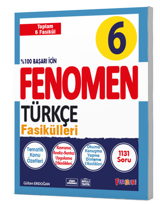 Fenomen Okul Yayınları Fenomen 6 Türkçe Fasikülleri