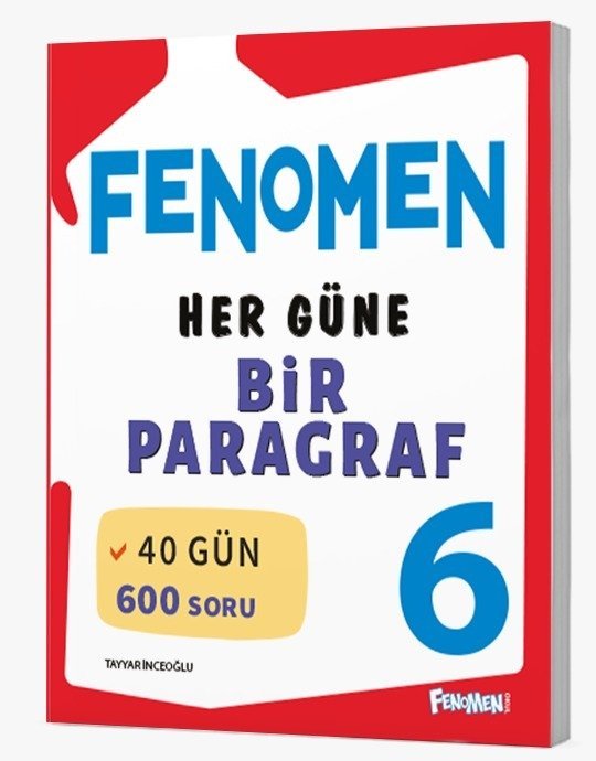 Fenomen Okul Yayınları FENOMEN 6 HER GÜNE 1 PARAGRAF
