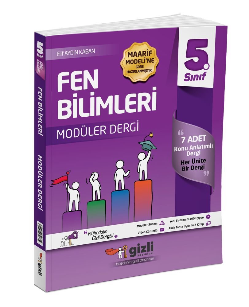 Gizli Yayınları 5.Sınıf %100 Yeni Müfredat Fen Bilimleri Müfredatın Gizli Dergisi