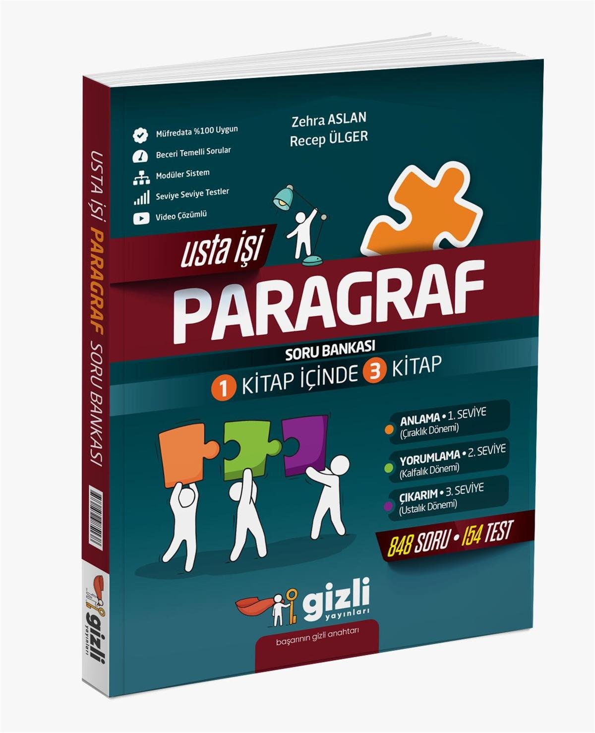 Gzili Yayınları 8.Sınıf LGS HAZIRLIK LGS 8. Sınıflar İçin Usta İşi Paragraf