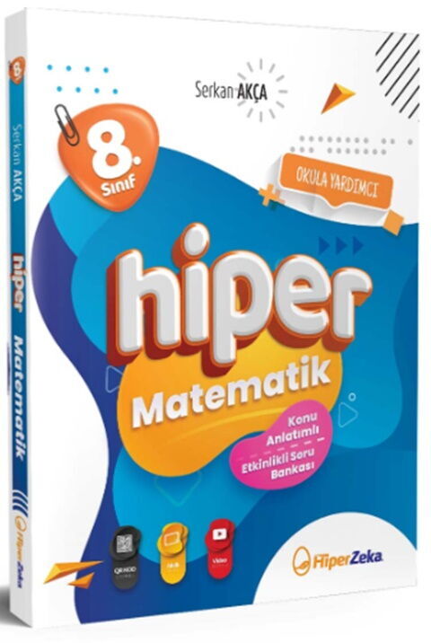 Hiper Zeka Yayınları 8. Sınıf Hiper Matematik Konu Anlatımlı Soru Bankası - HİPER ZEKA YAYINLARI kitap kapağı