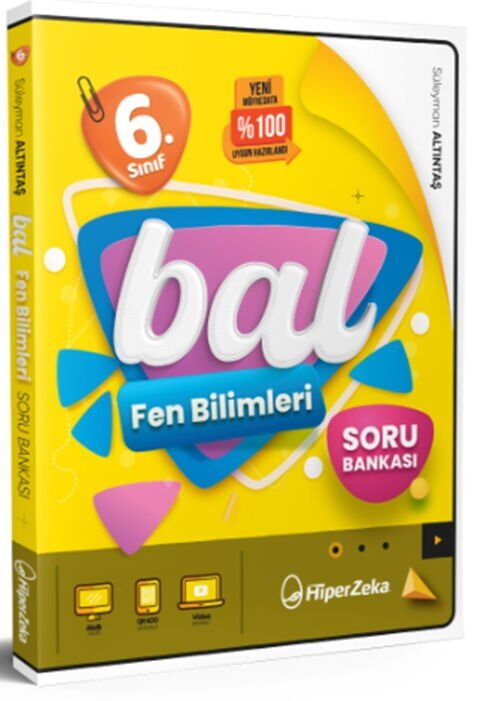 Hiper Zeka Yayınları 6. Sınıf Bal Fen Bilimleri Soru Bankası