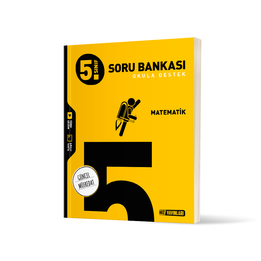 Hız Yayınları 5.Sınıf %100 Yeni Müfredat MATEMATİK SORU BANKASI