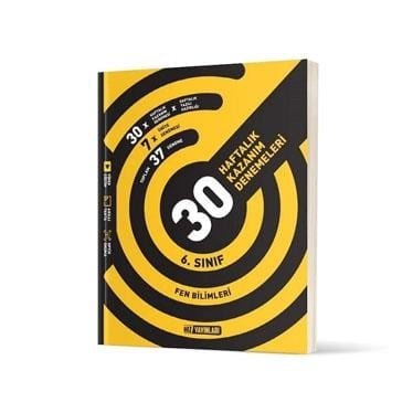HIZ YAYINLARI 6.SINIF %100 YENİ MÜFREDAT FEN BİLİMLERİ 30 HAFTALIK KAZANIM DENEMELERİ