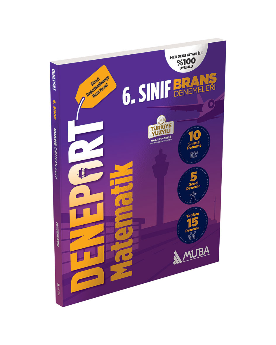 Muba Yayınları 6. Sınıf Deneport Matematik Branş Denemesi - Muba Yayınları kitap kapağı