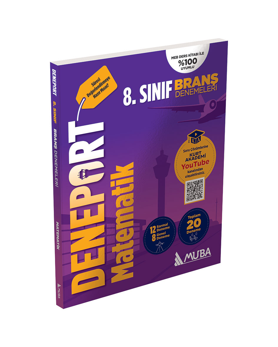 Muba Yayınları 8. Sınıf Deneport Matematik Branş Denemesi - Muba Yayınları kitap kapağı