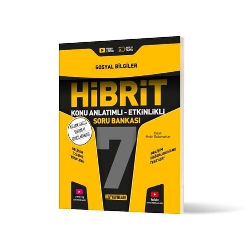 Hız Yayınları 2027 7.Sınıf Hibrit SOSYAL BİLGİLER Konu Anlatımlı %100 Yeni Maarif Model Etkinlikli Bağlam Temelli Soru Bankası - Hız Yayınları kitap kapağı