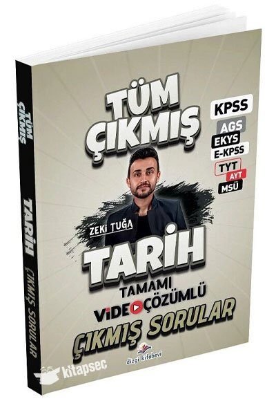 2026 KPSS MEB-AGS EKYS EKPSS TYT AYT MSÜ Tarih Çıkmış Sorular Çözümlü Dizgi Kitap
