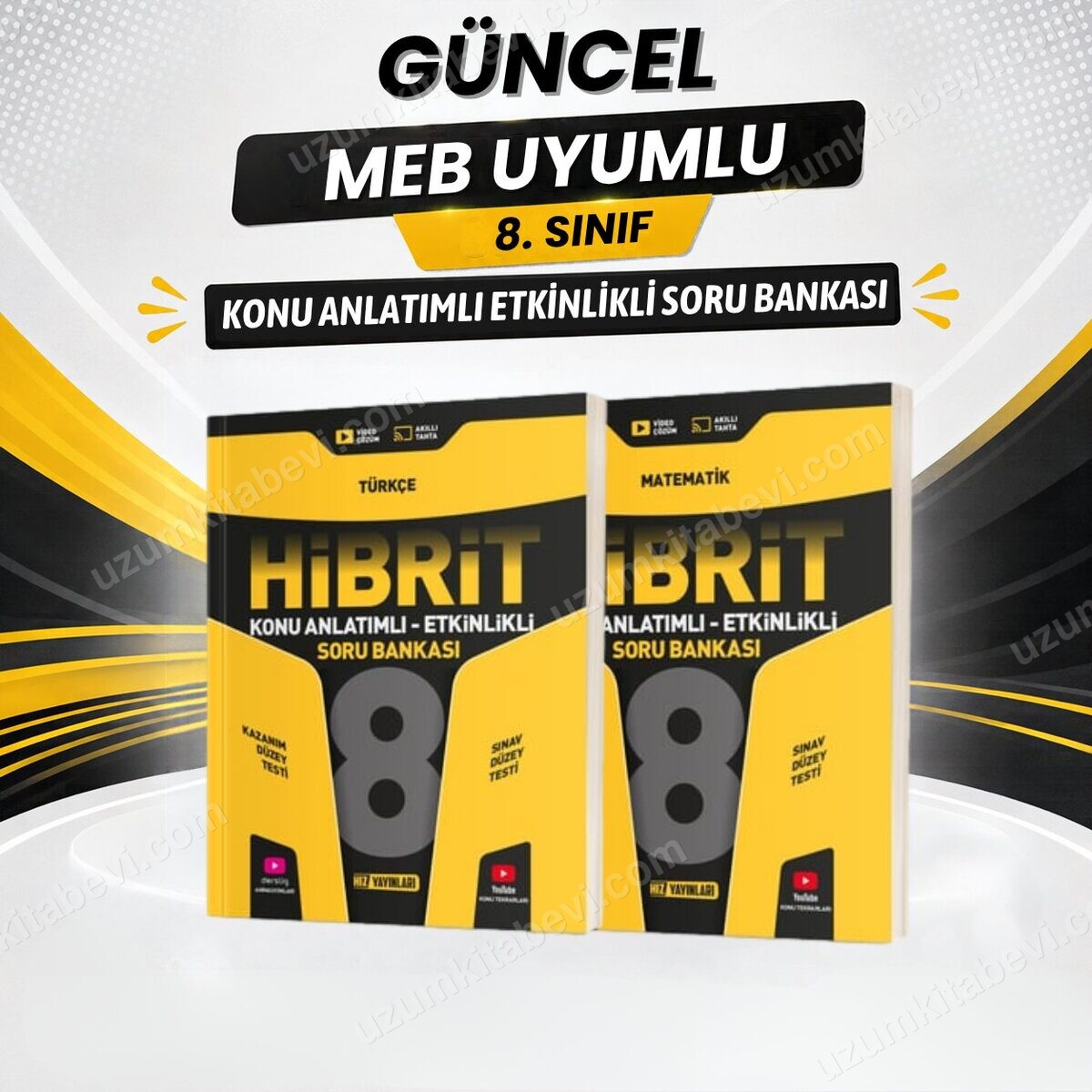 Hız Yayınları Güncel Müfredat 8.SINIF HİBRİT Matematik-Türkçe LGS Konu Anlatımlı Etkinlikli Soru Bankası - Hız Yayınları kitap kapağı